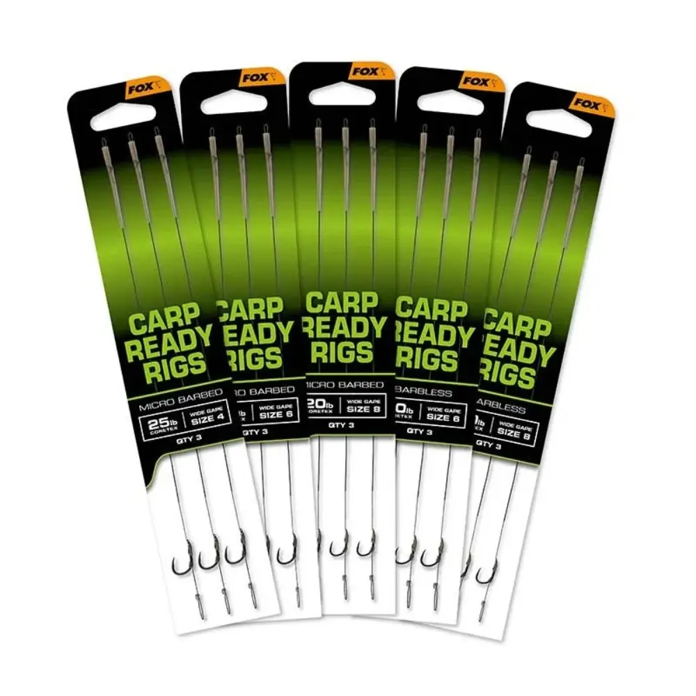 FOX EOS Wide Gape Barbless Ready Rigs