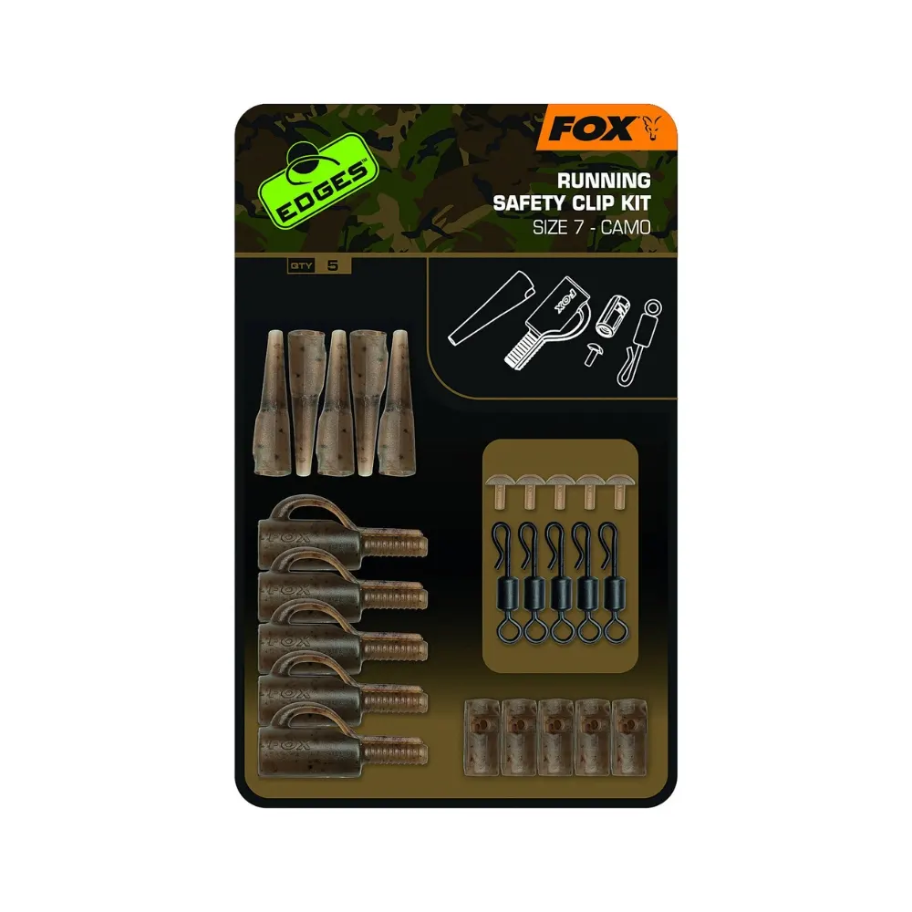 FOX Edges Camo Running Safety Clip Kit