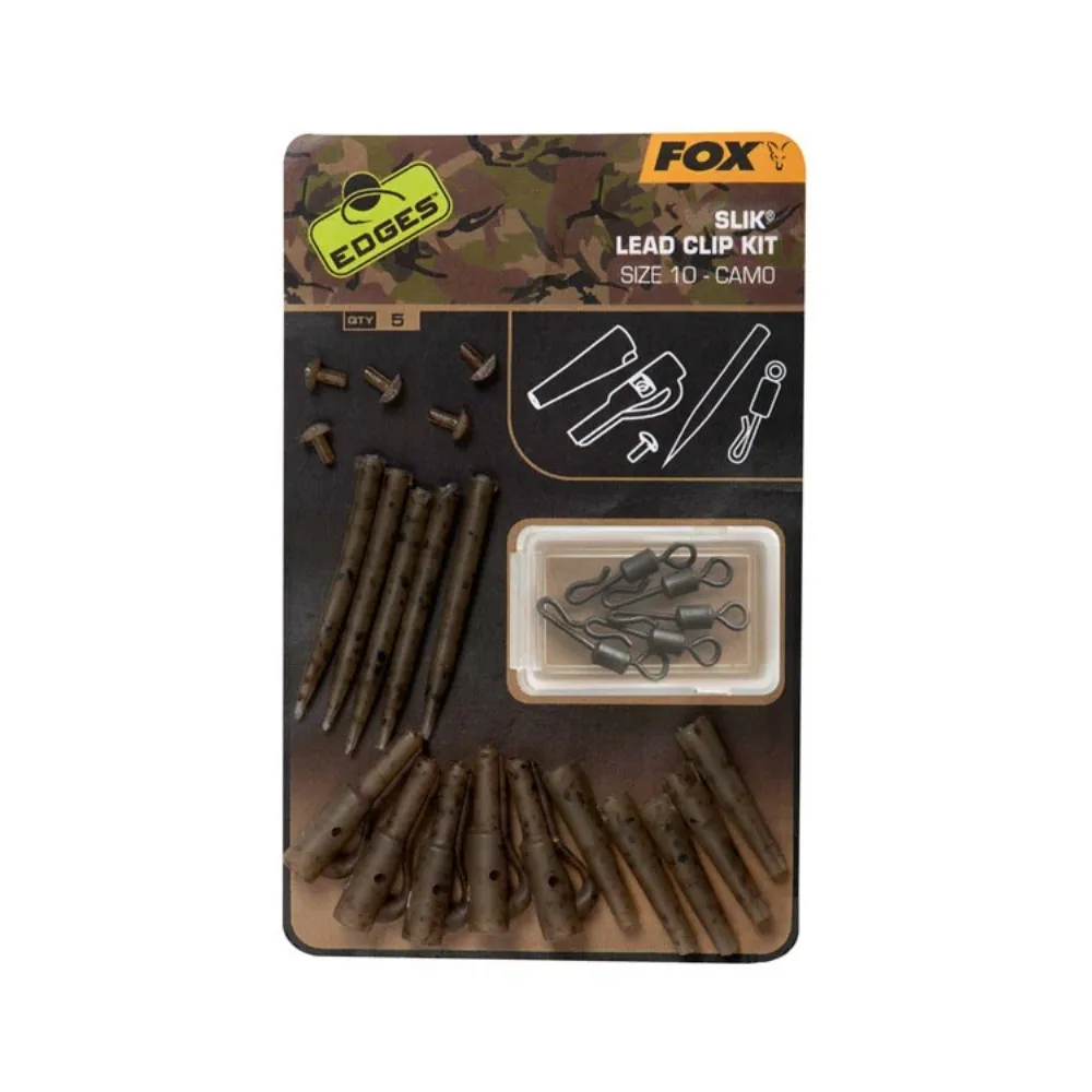 FOX Edges Camo Slik Lead Clip Kit
