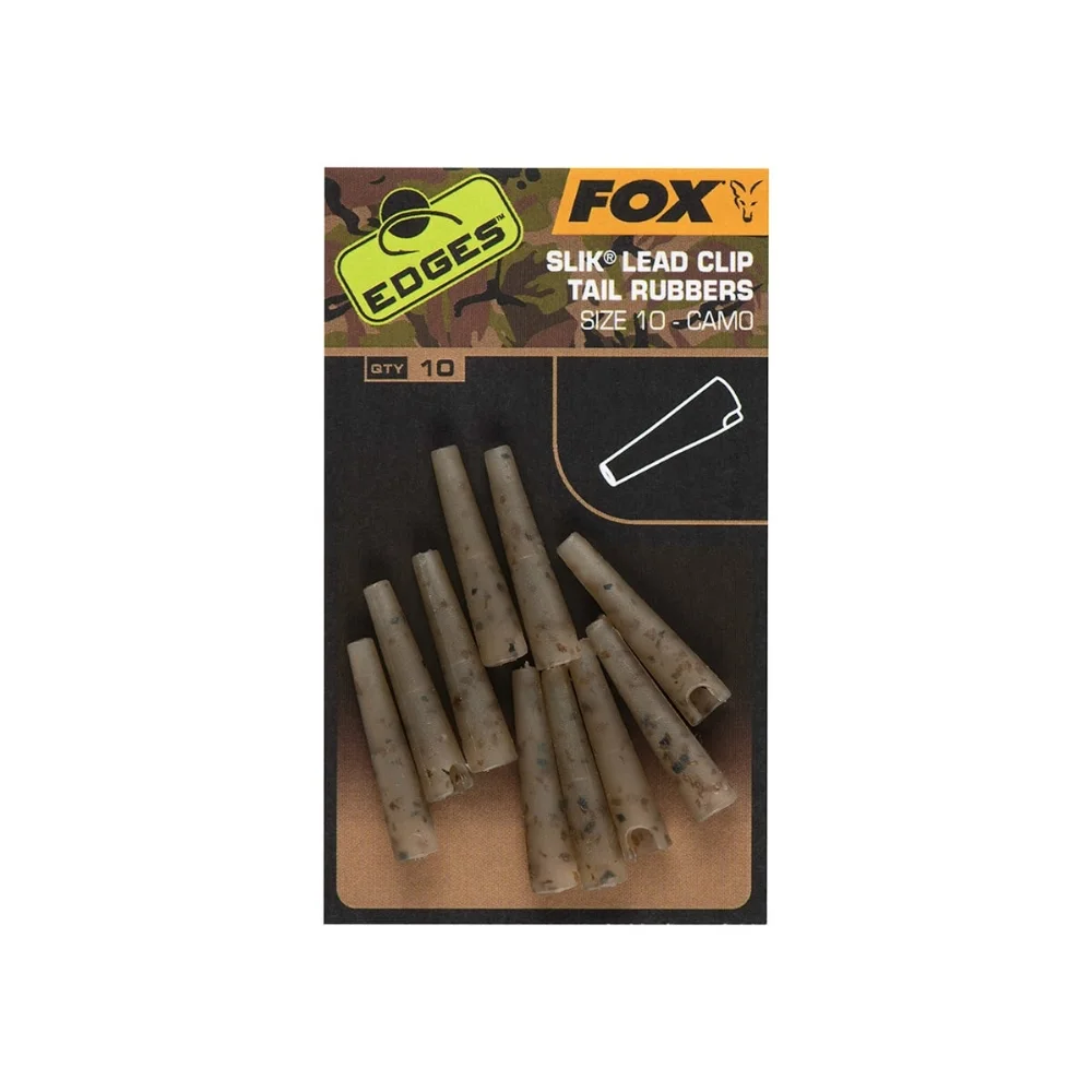 FOX Edges Camo Slik Leadclip Tailrubbers Slik