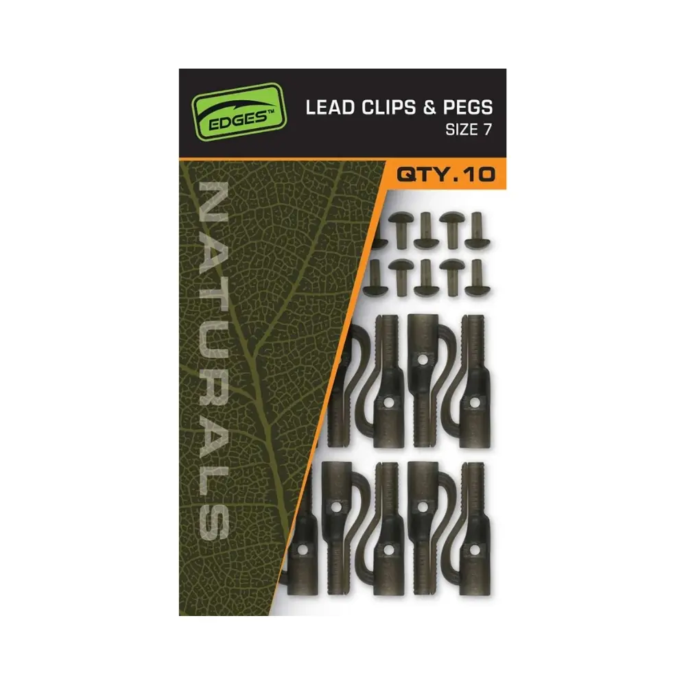 FOX Edges Naturals Lead Clips & Pegs