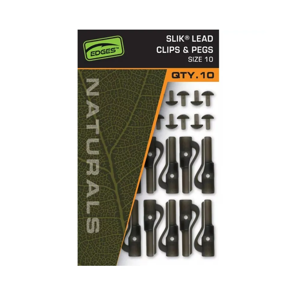 FOX Edges Naturals Slik Lead Clips Pegs Fox