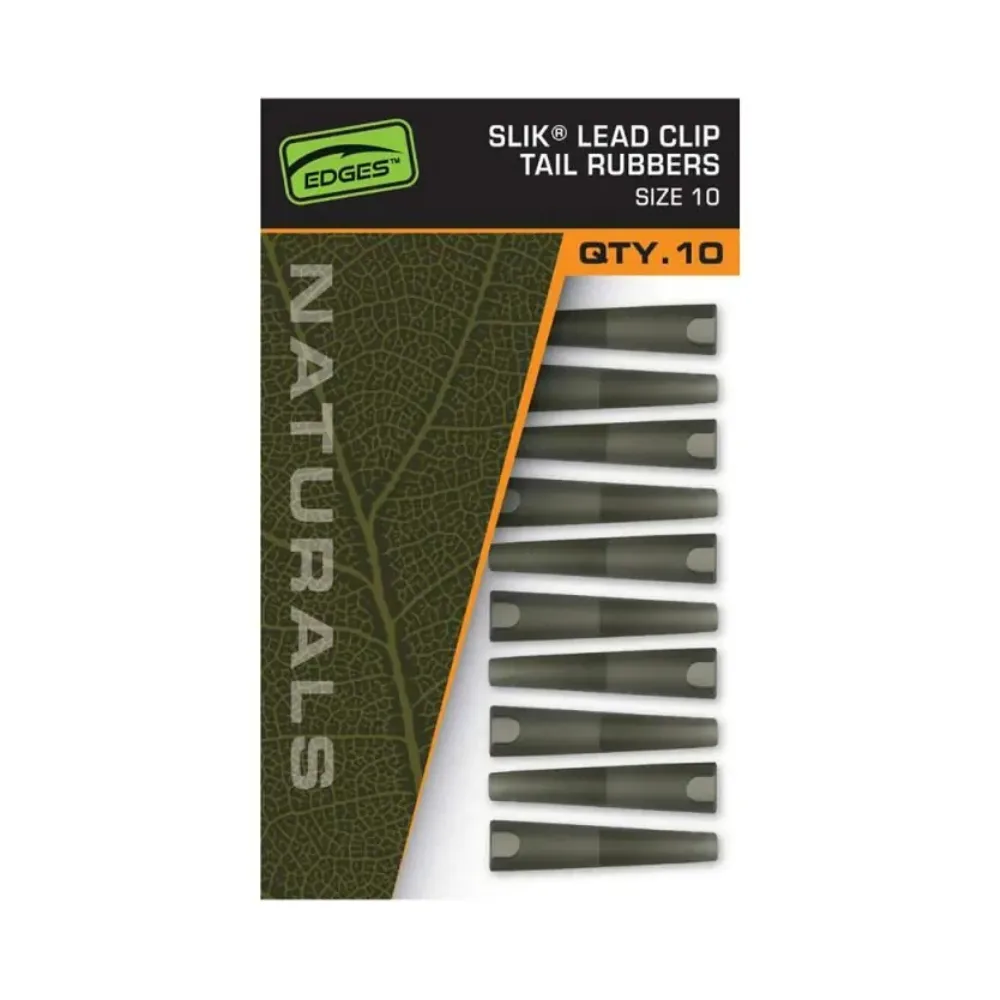 FOX Edges Naturals Slik Lead Clips Tail Rubbers