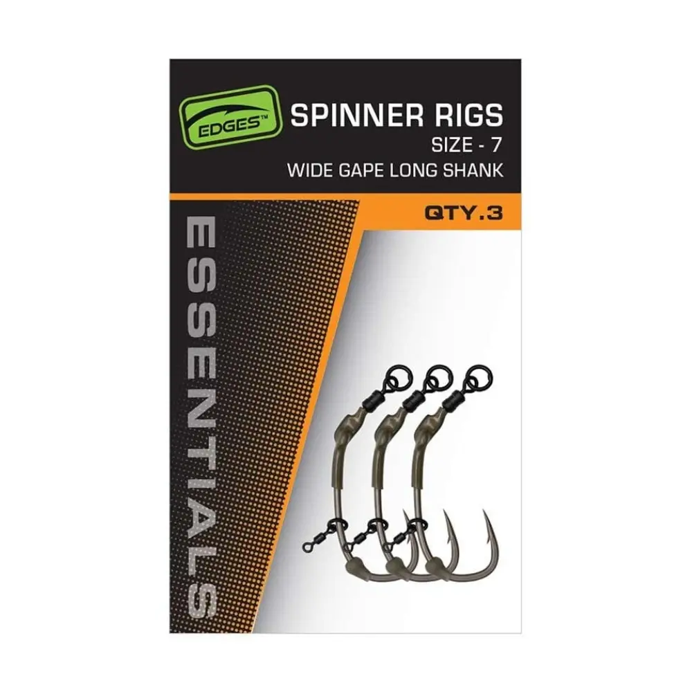 FOX Edges Wide Gape Spinner Ready Rigs