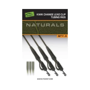 FOX Kwik Change Lead Clip Tubing Rigs Leaders - Leader