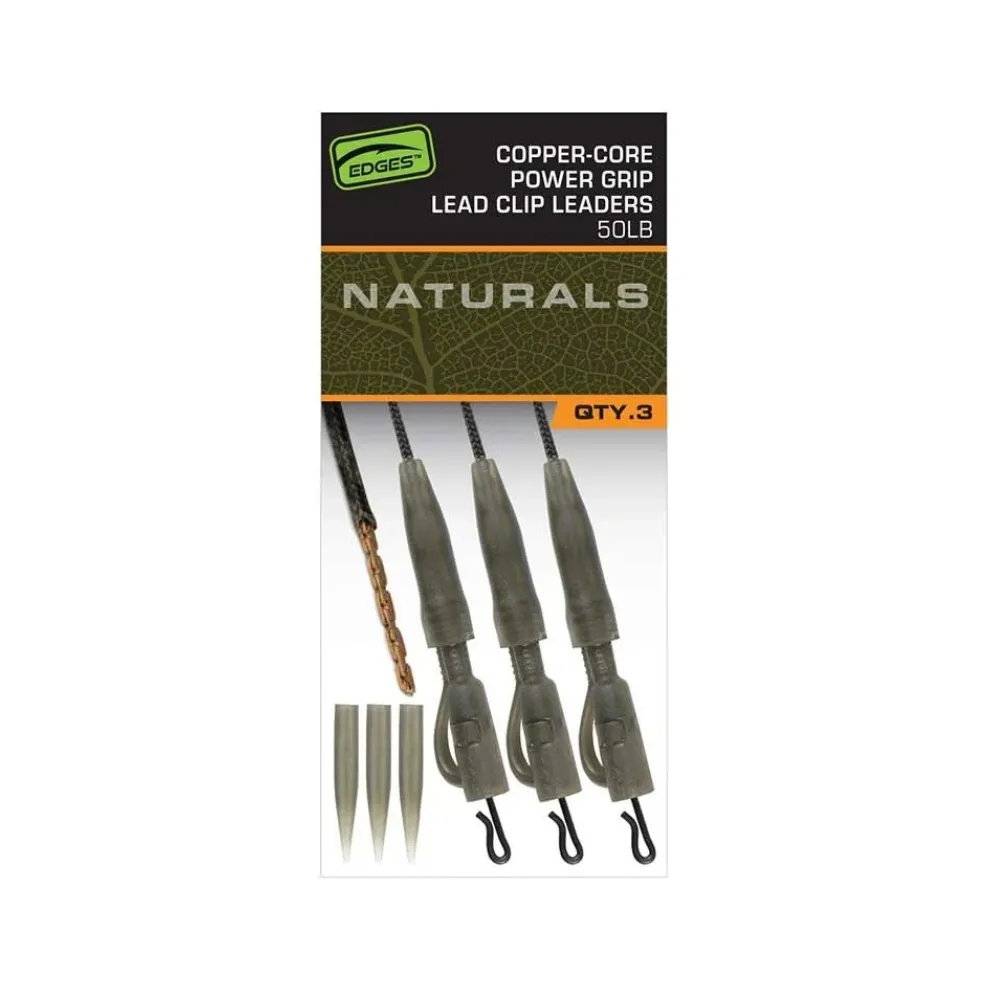 FOX Power Grip Lead Clip Copper Core Leaders
